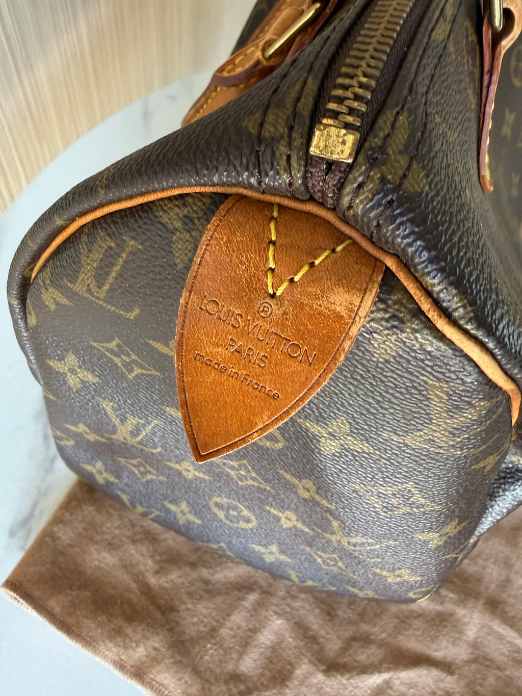Louis Vuitton Speedy 30 Monogram Canvas Handbag
