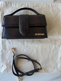 JACQUEMUS LE GRANDE BAMBINO
CROCO BLACK/BROWN