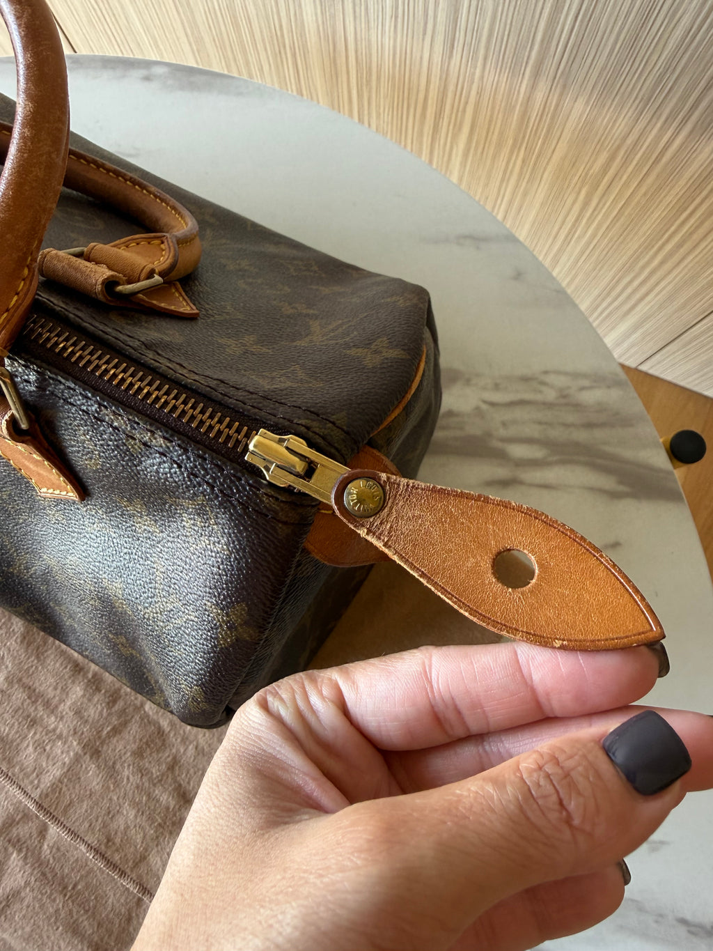 Louis Vuitton Speedy 30 Monogram Canvas Handbag