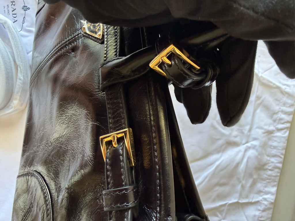 Prada Bonnie Medium Leather  Bag