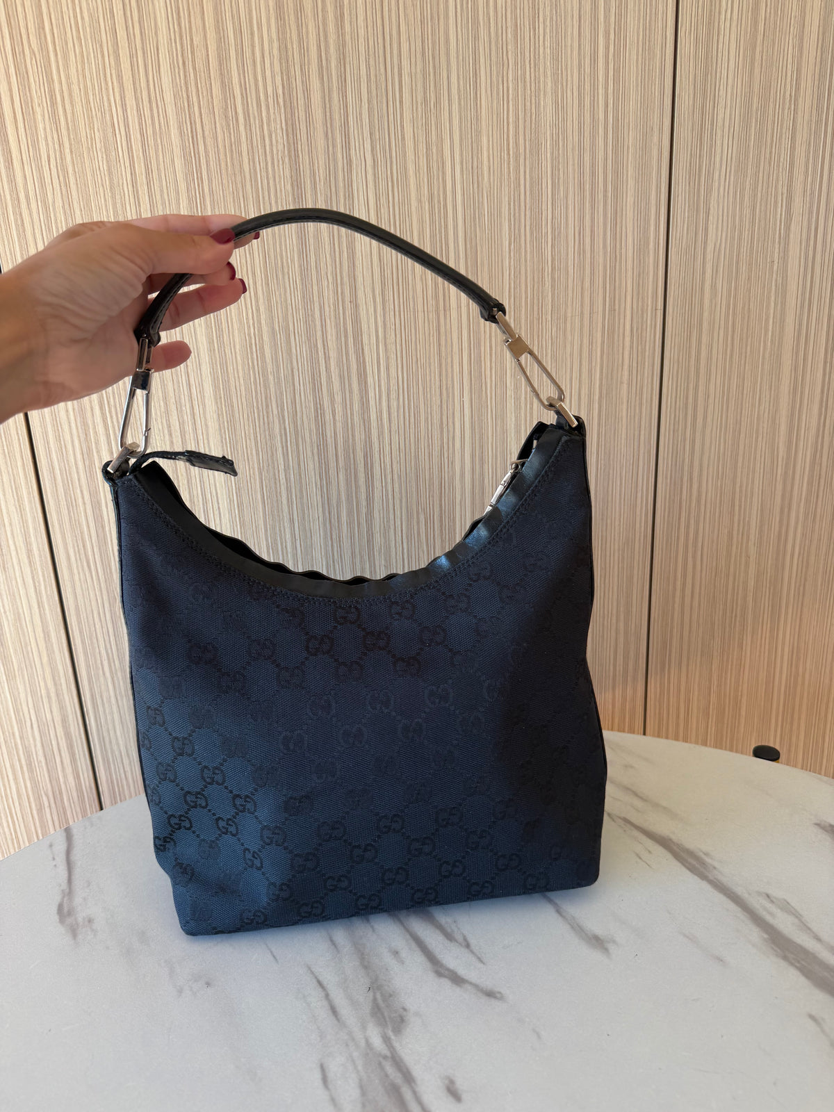 Gucci GG Canvas Vintage Shoulder Bag