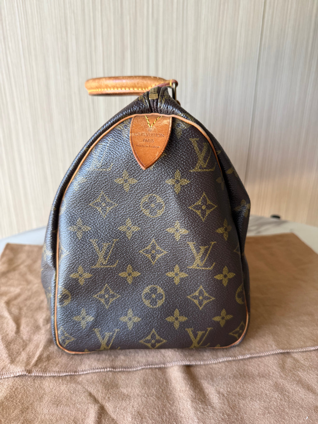 Louis Vuitton Speedy 30 Monogram Canvas Handbag