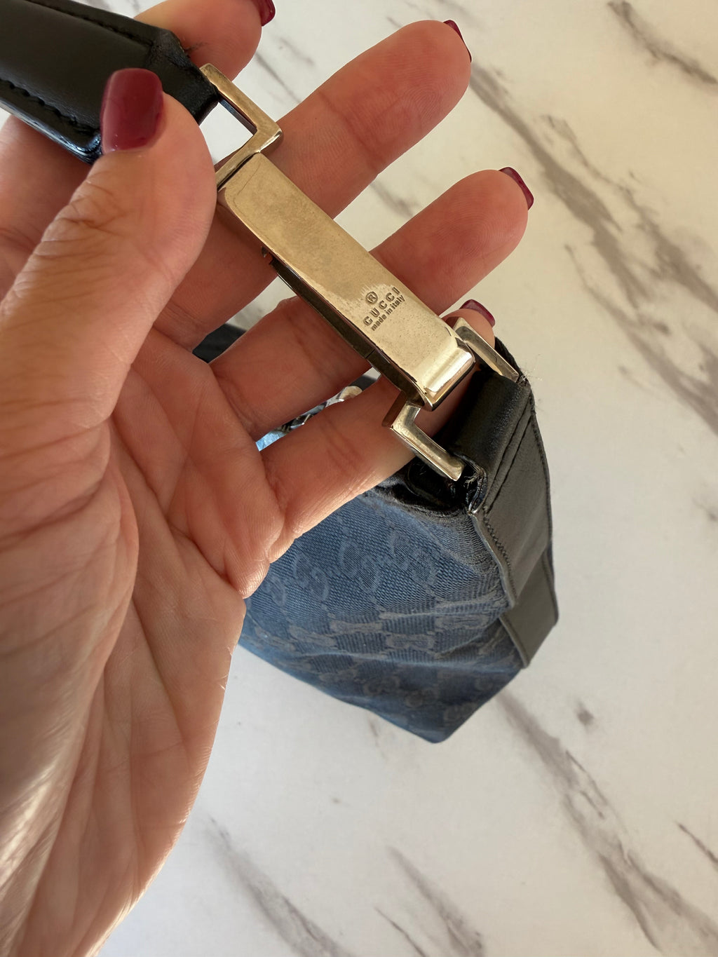Gucci GG Canvas Vintage Shoulder Bag