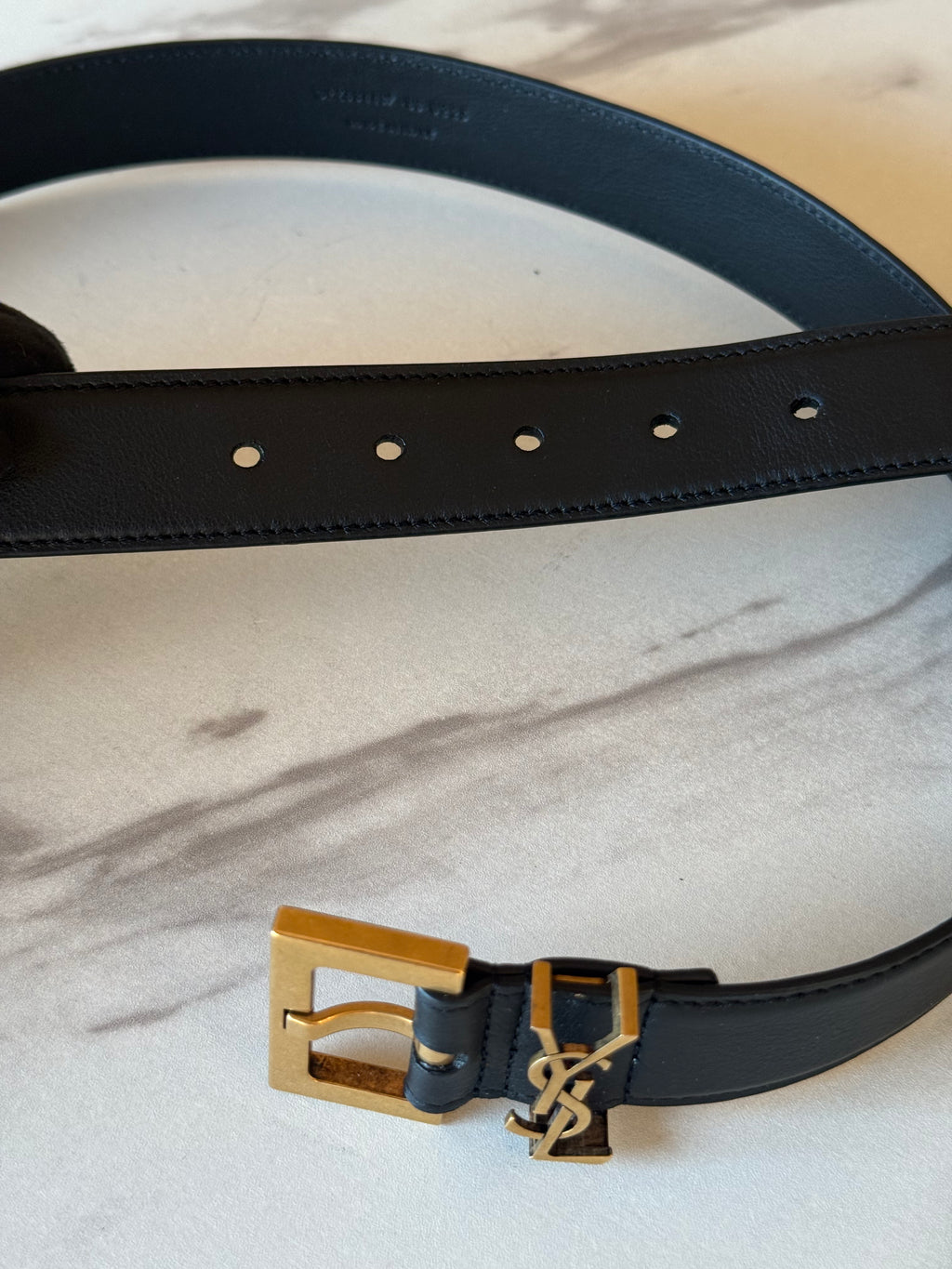 SAINT LAURENT CASSANDRE BELT SIZE 80