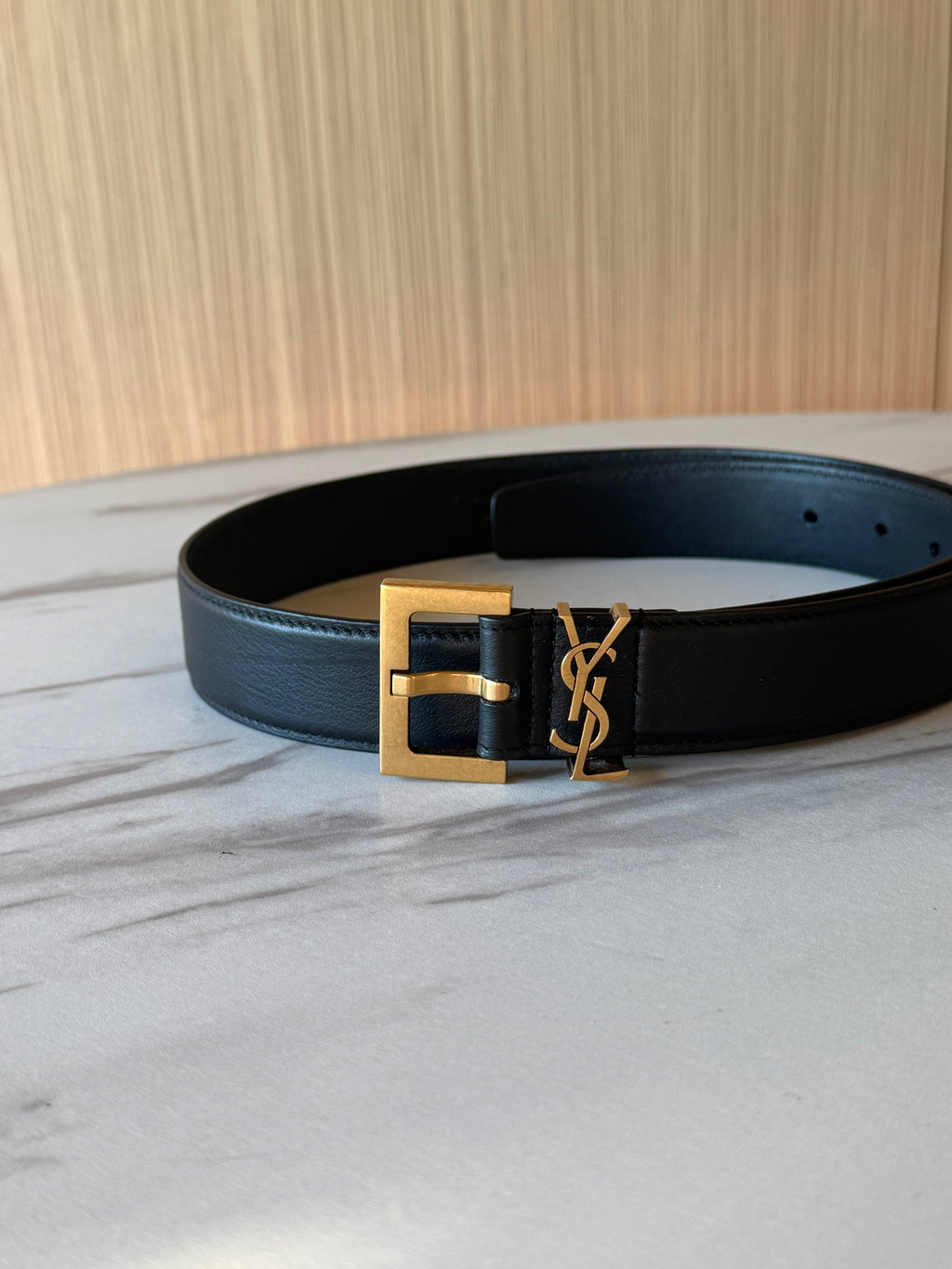 SAINT LAURENT CASSANDRE BELT SIZE 80