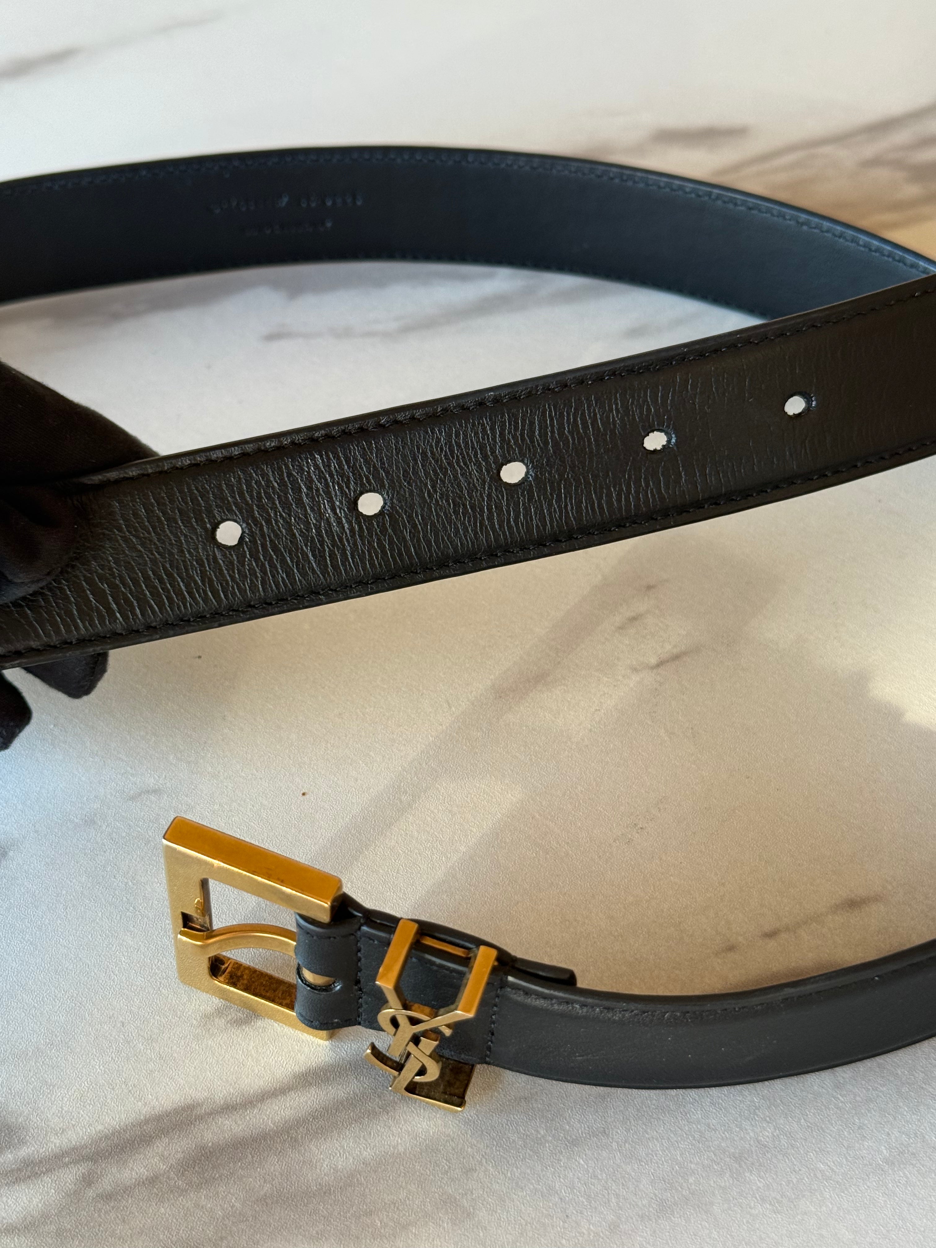 SAINT LAURENT CASSANDRE BELT SIZE 85