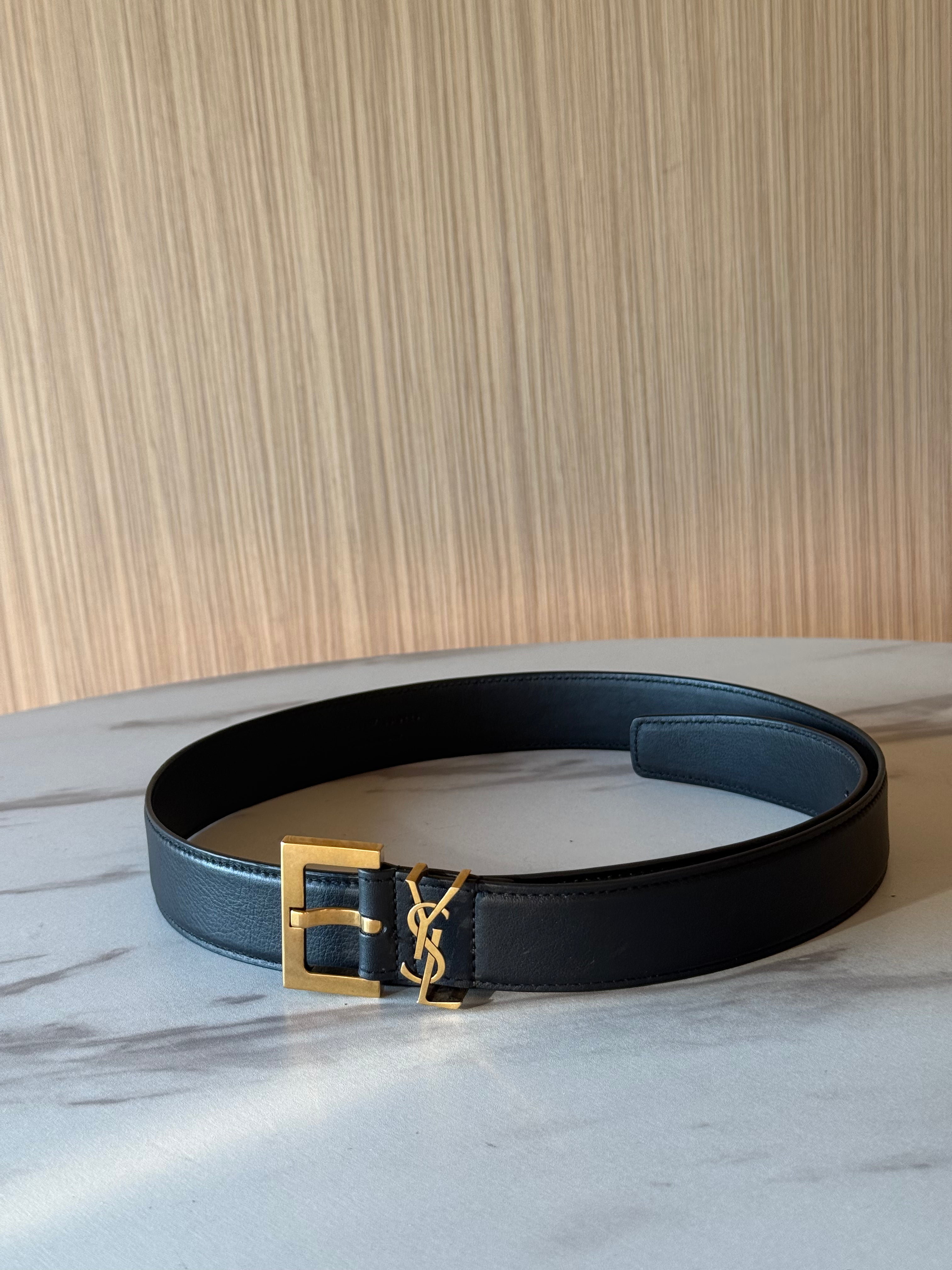 SAINT LAURENT CASSANDRE BELT SIZE 85