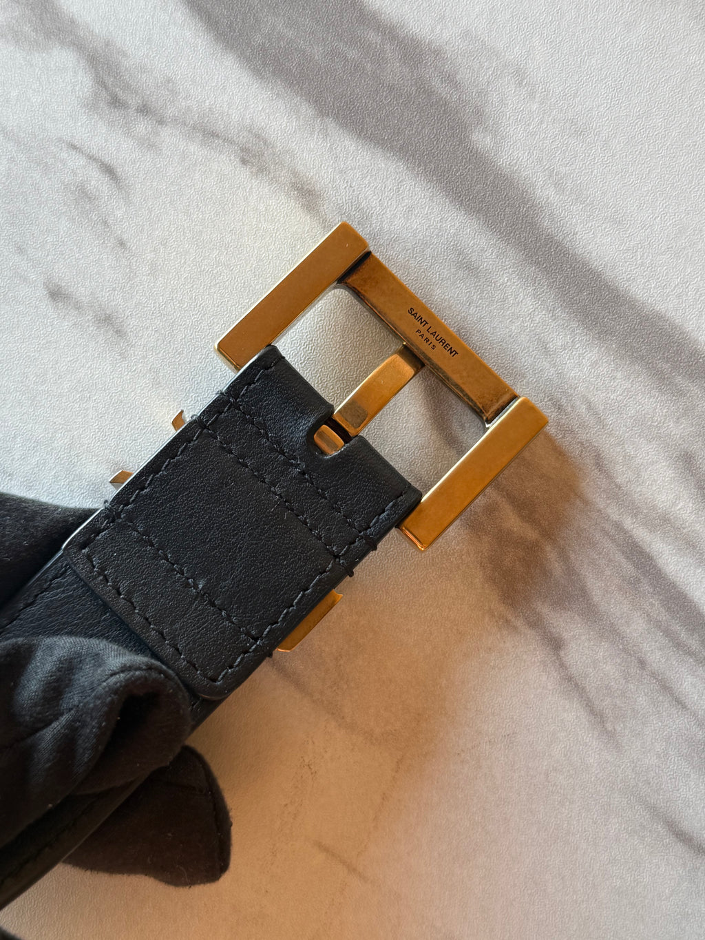 SAINT LAURENT CASSANDRE BELT SIZE 85