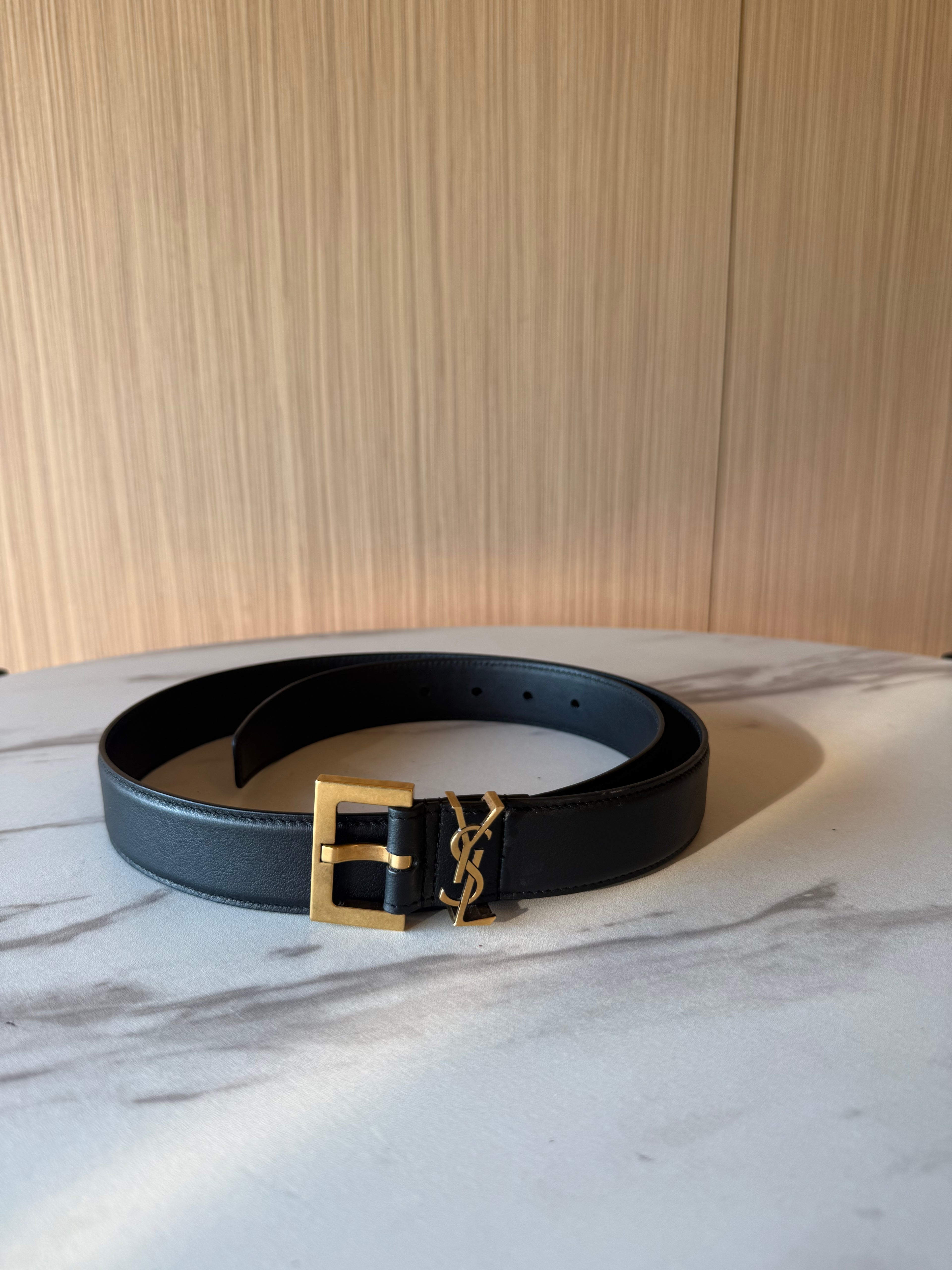 SAINT LAURENT CASSANDRE BELT SIZE 90