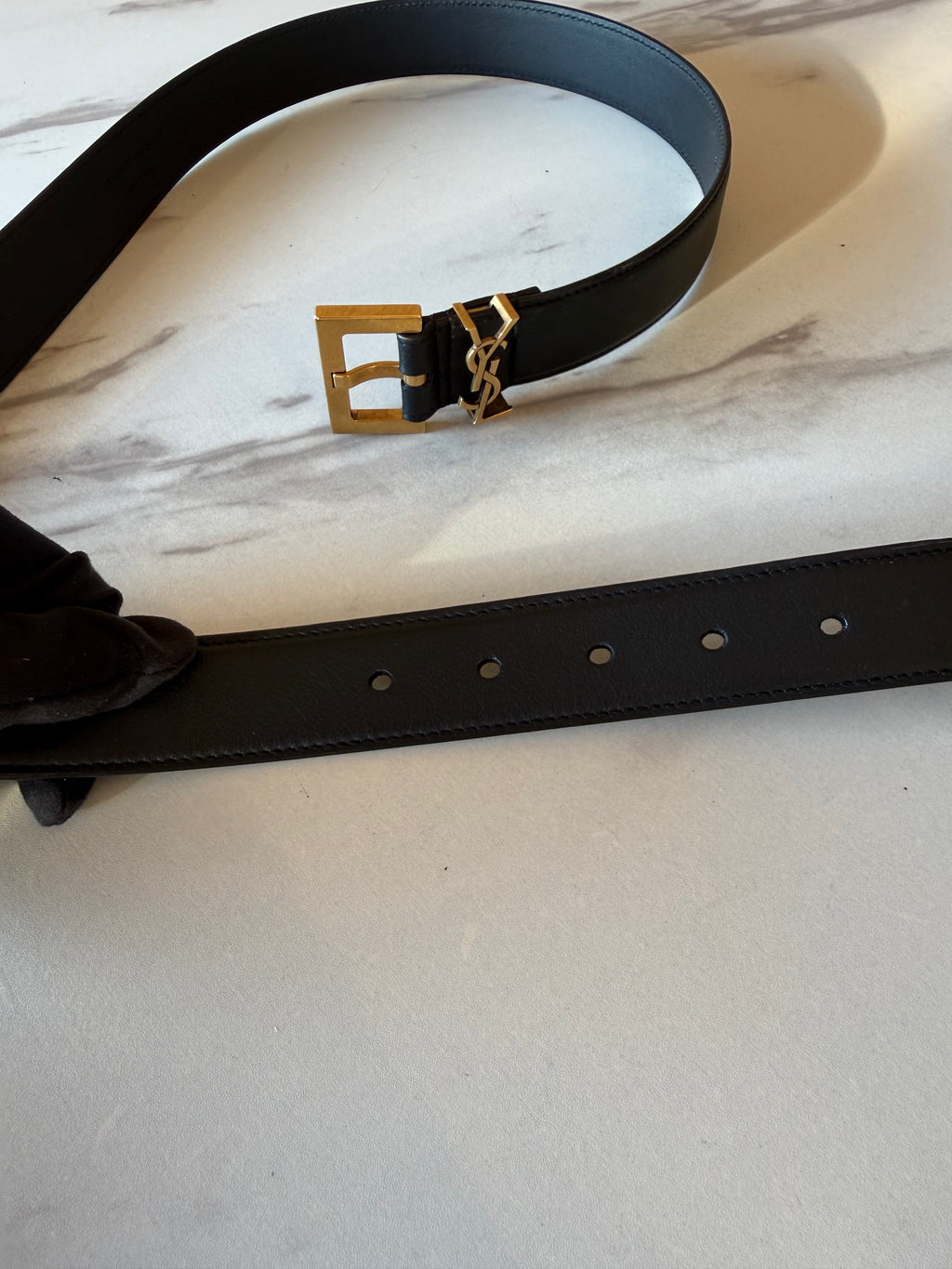 SAINT LAURENT CASSANDRE BELT SIZE 90