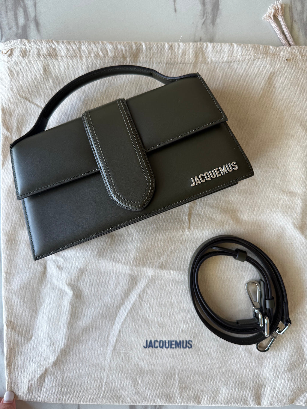Jacquemus Le Grand Bambino Khaki