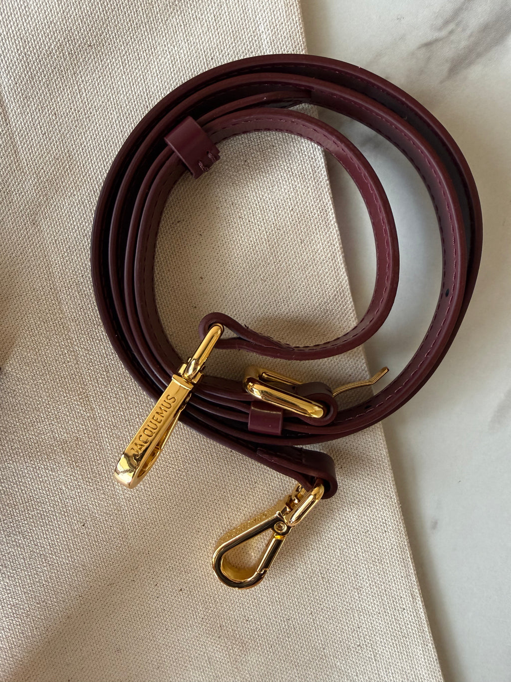 Jacquemus Le Grand Bambino Bordeaux