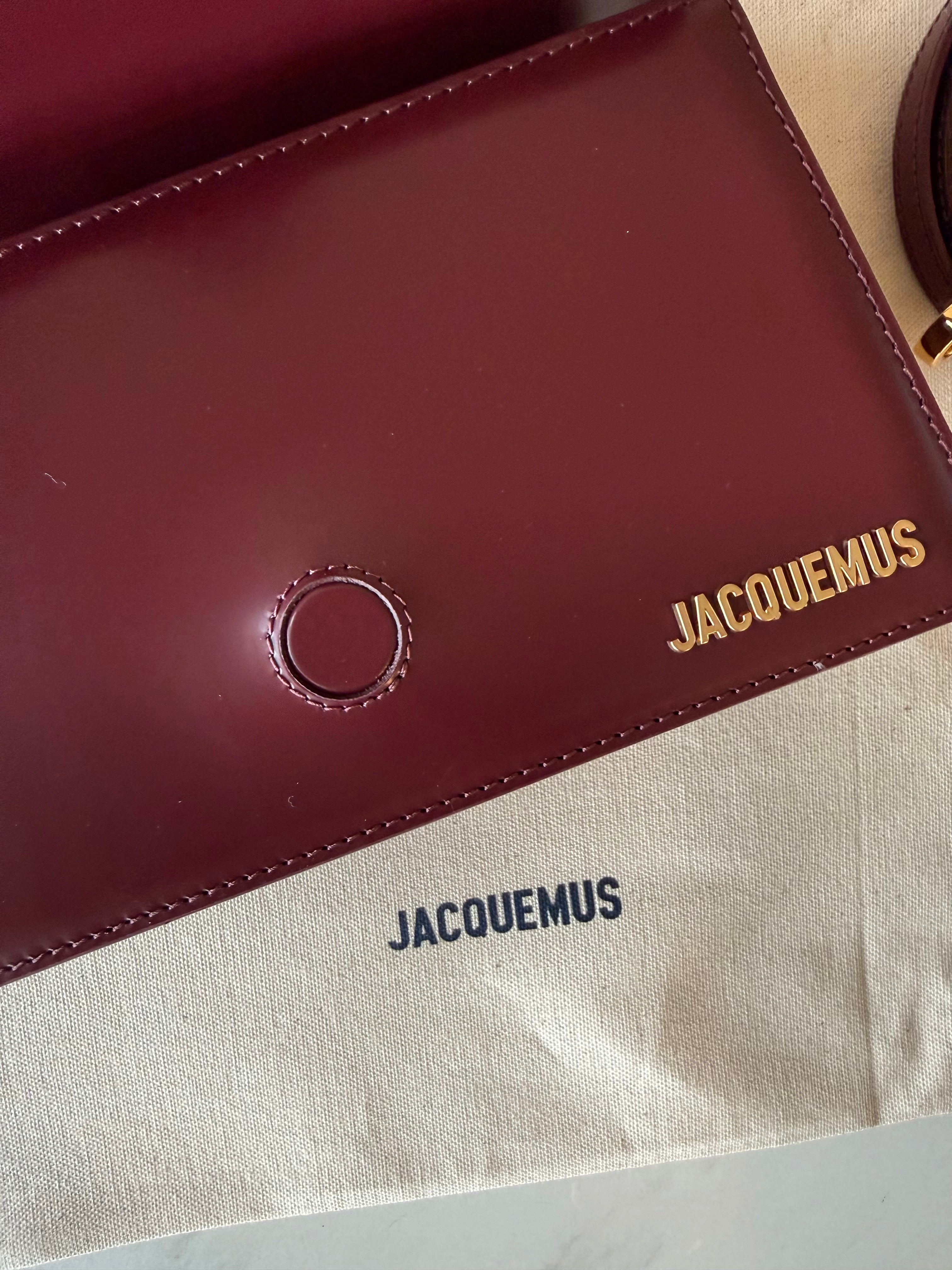 Jacquemus Le Grand Bambino Bordeaux
