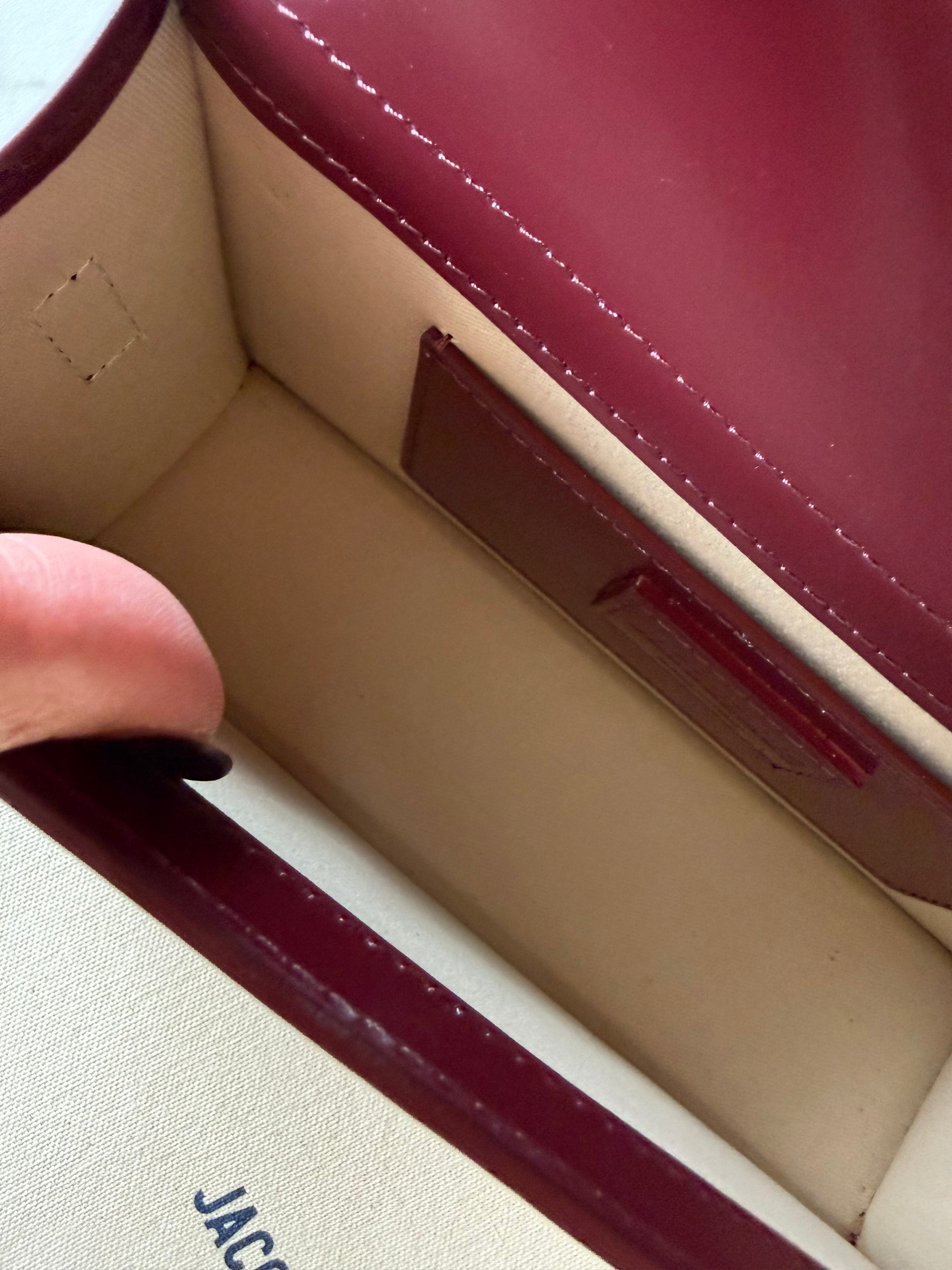 Jacquemus Le Grand Bambino Bordeaux