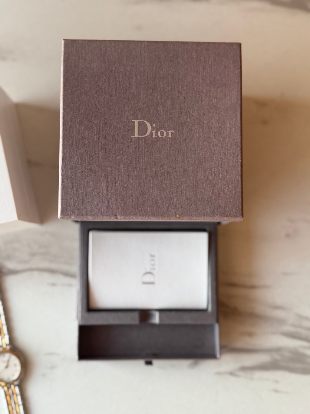 CHRISTIAN DIOR TWO-TONED QUARTZ WATCH