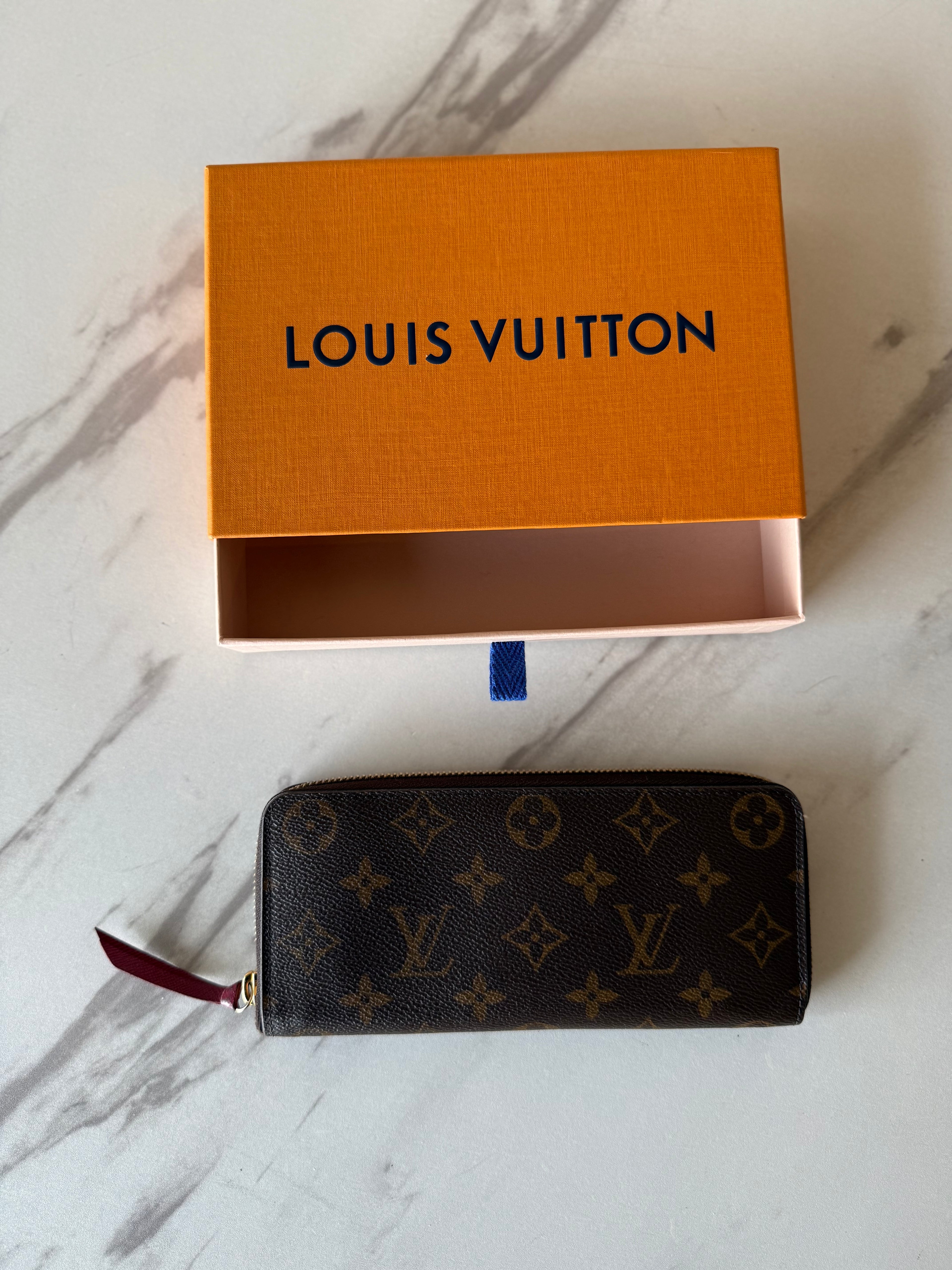 Louis Vuitton Clemence Monogram Canvas Wallet