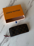 Louis Vuitton Clemence Monogram Canvas Wallet