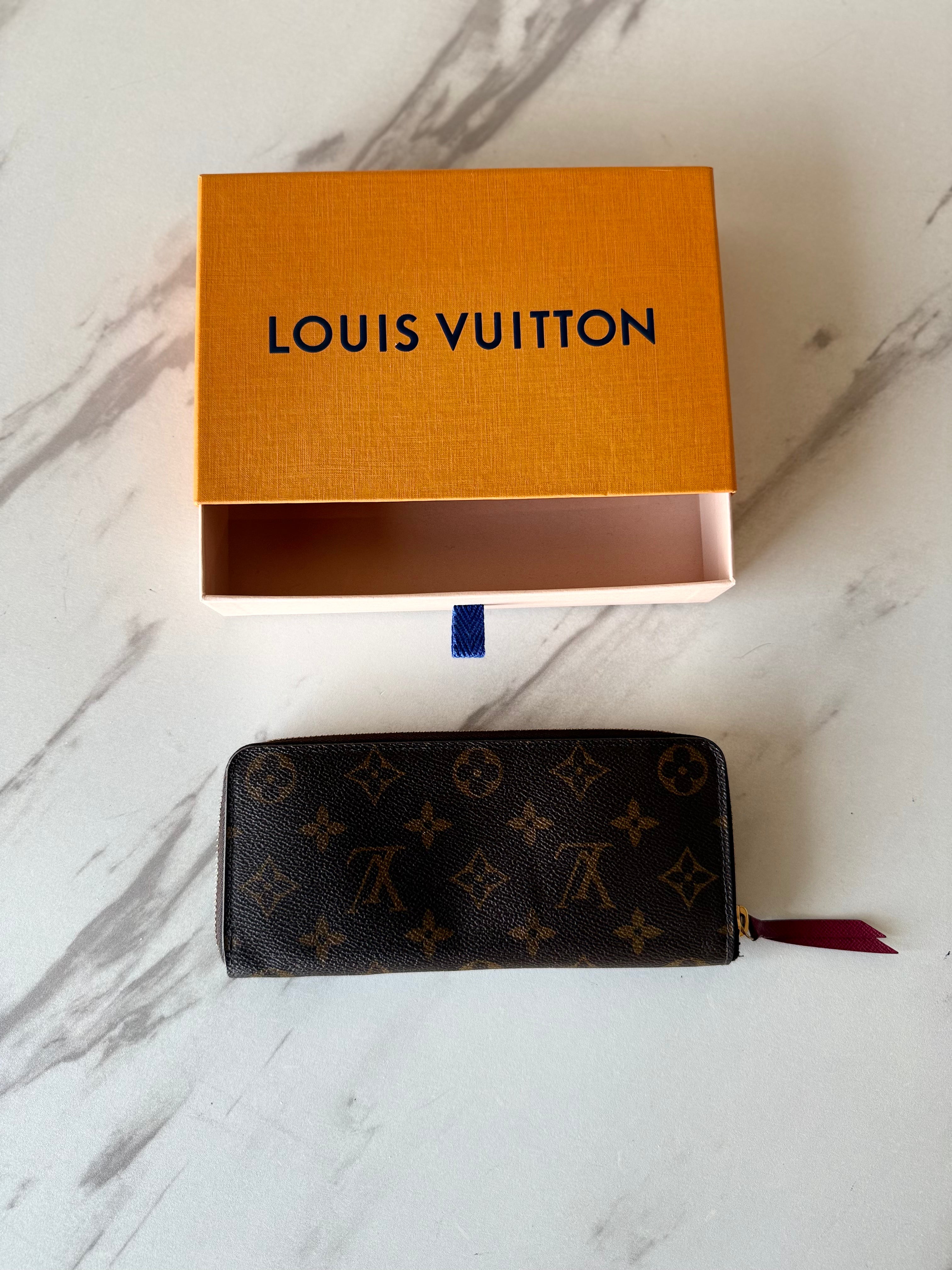 Louis Vuitton Clemence Monogram Canvas Wallet