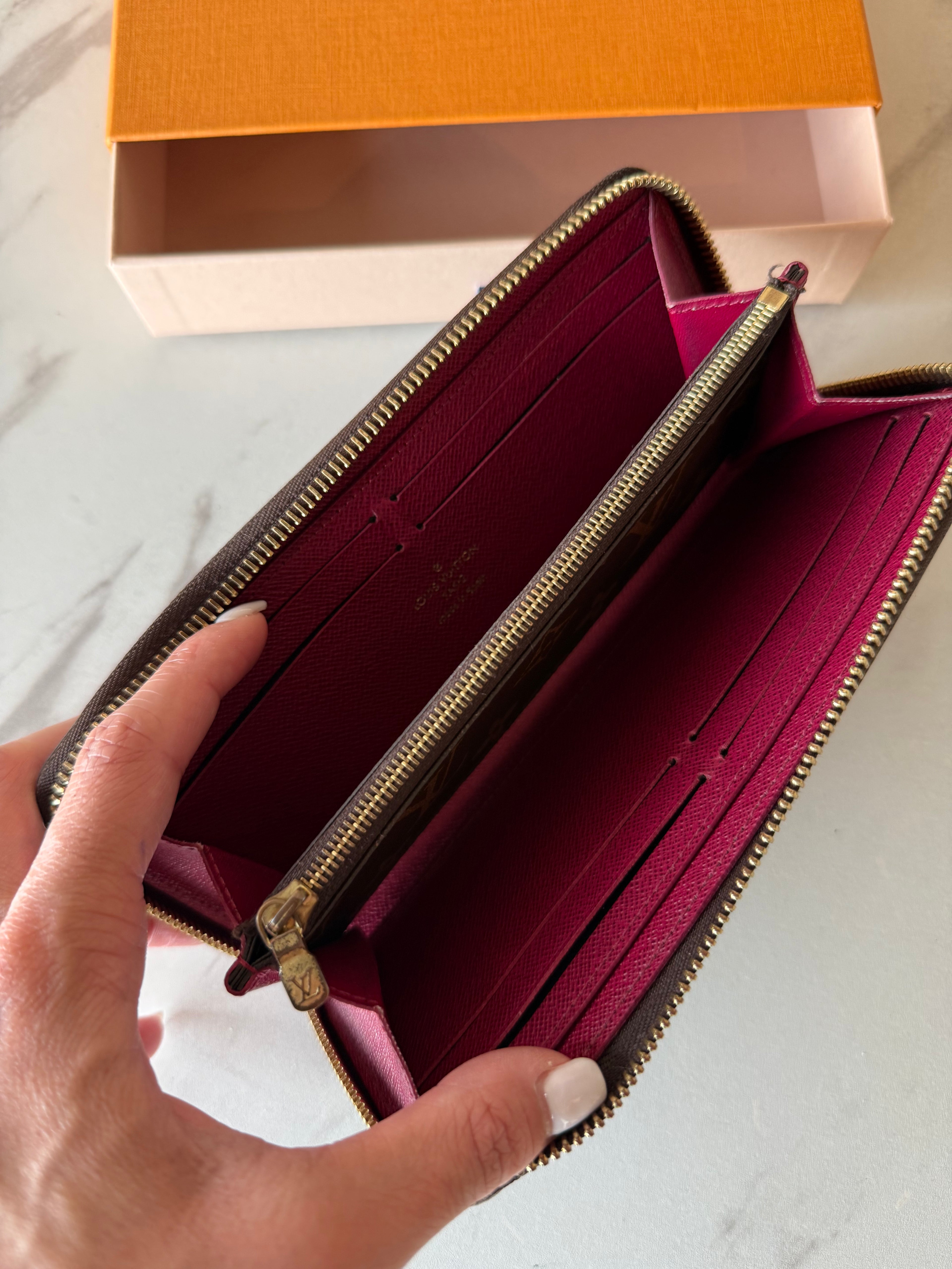 Louis Vuitton Clemence Monogram Canvas Wallet