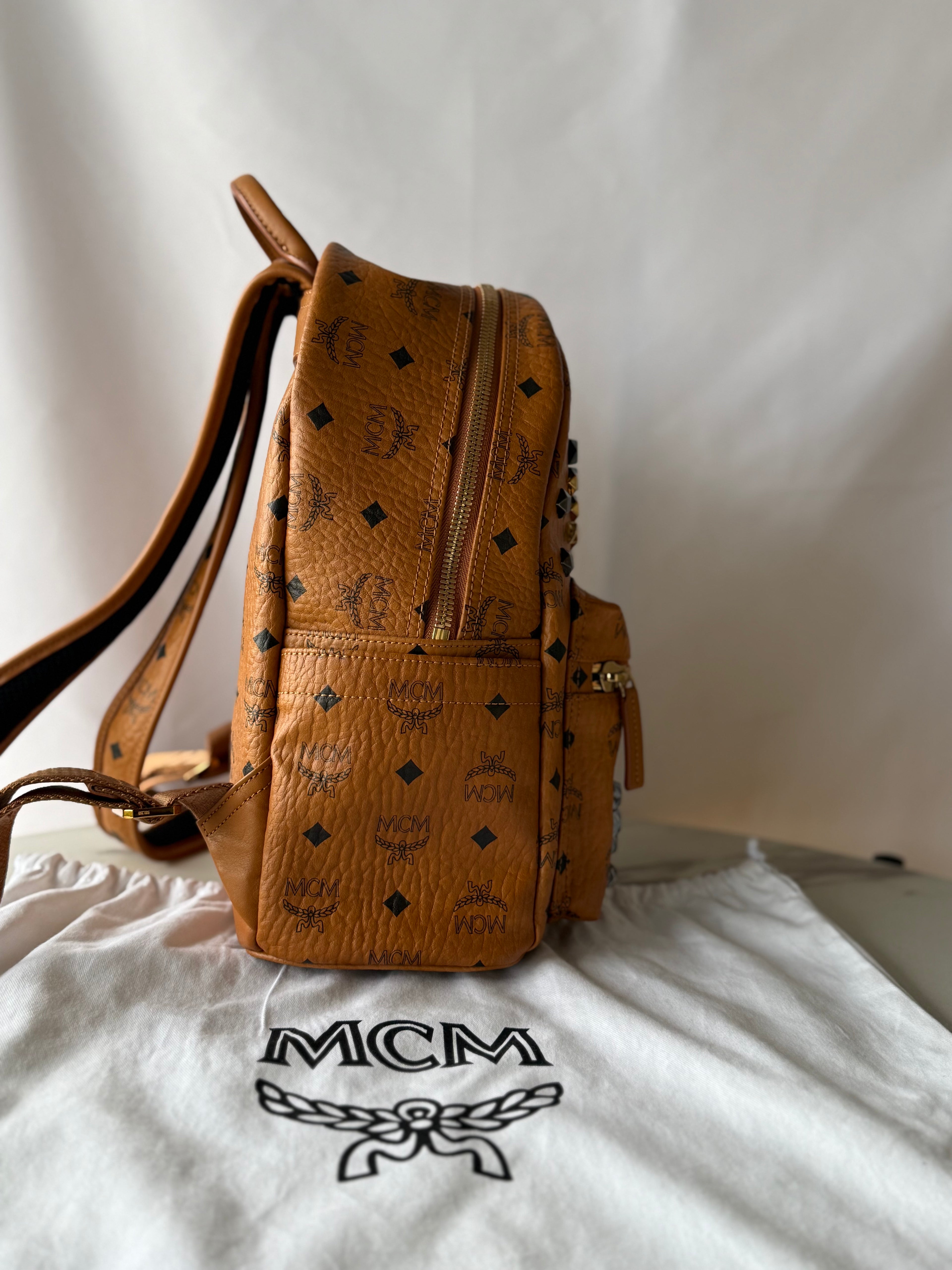 MCM Backpack Stark Side Studs