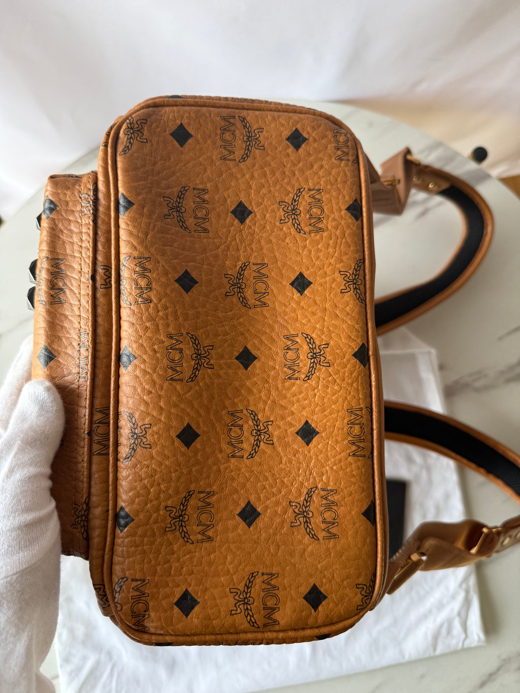 MCM Backpack Stark Side Studs