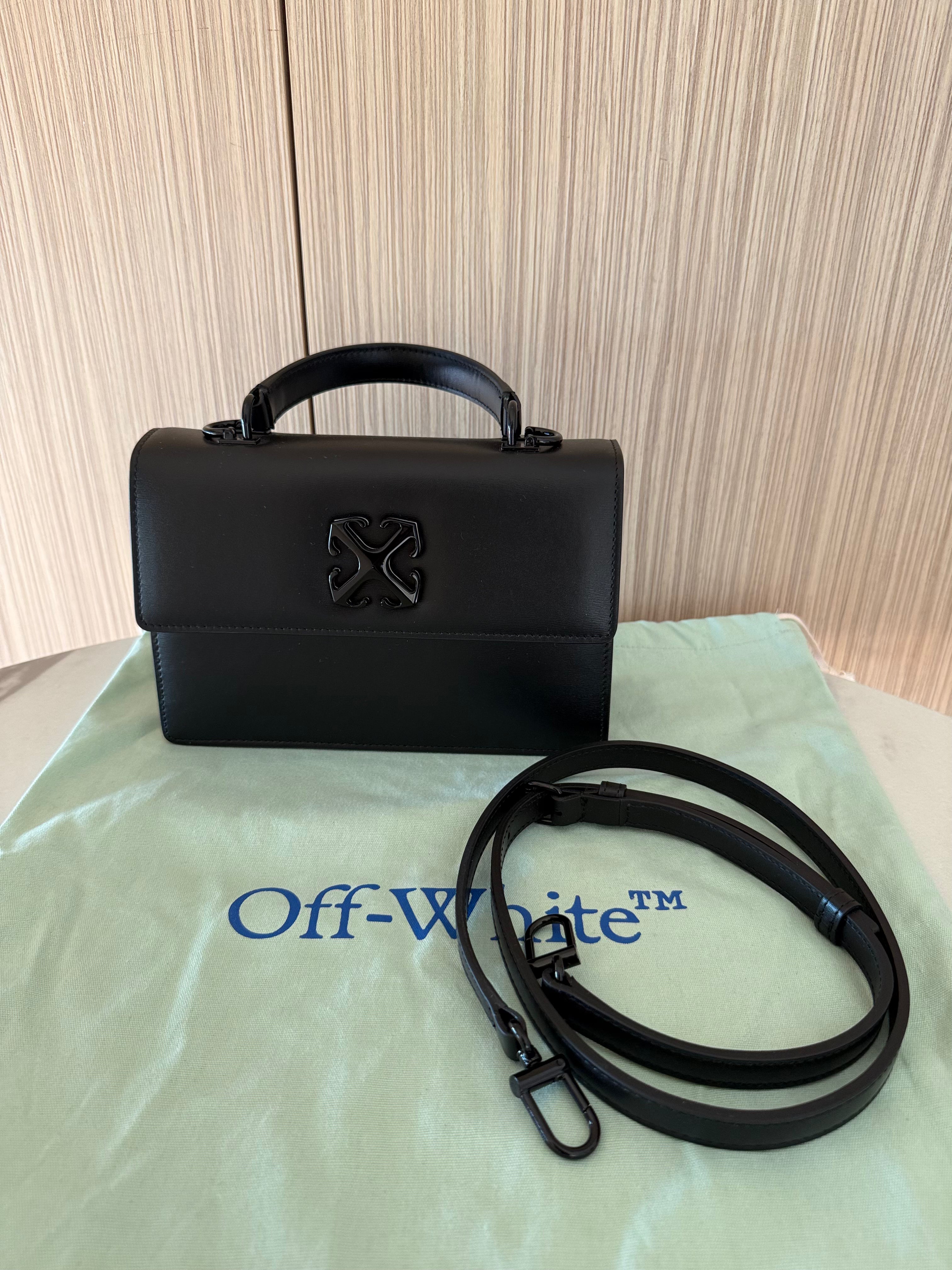 Off White Jitney 1.4 Leather Handbag