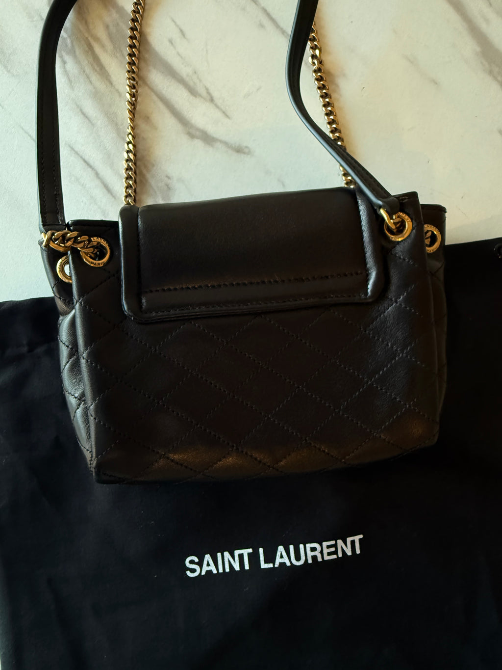 SAINT LAURENT MINI NOLITA IN LAMBSKIN