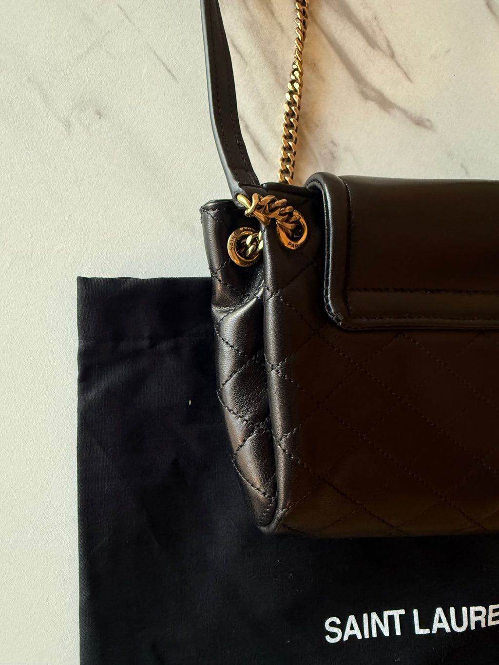 SAINT LAURENT MINI NOLITA IN LAMBSKIN