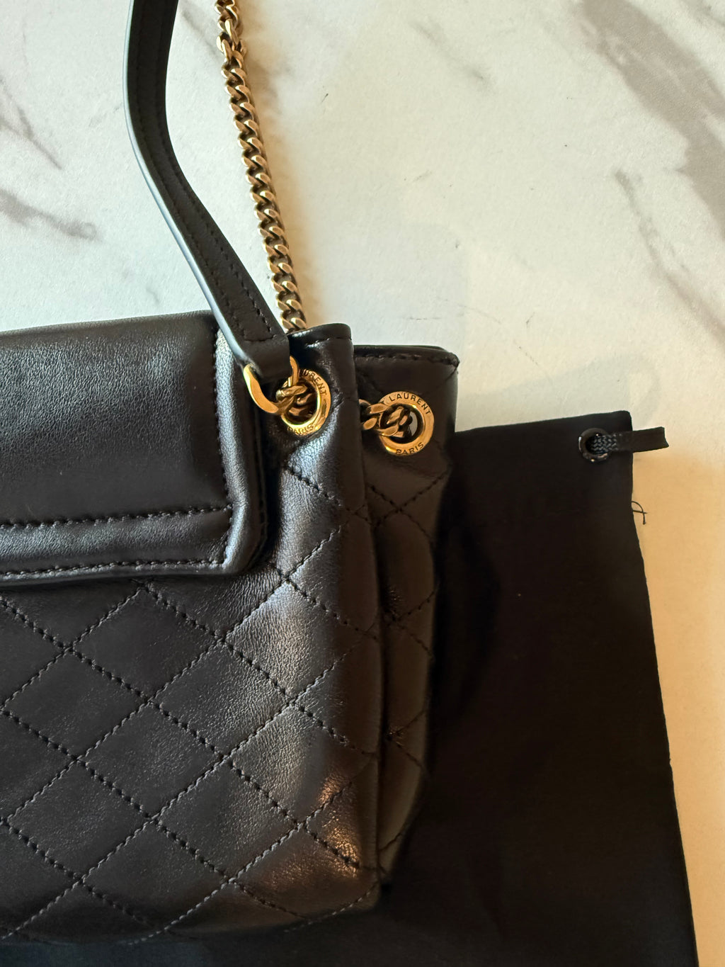 SAINT LAURENT MINI NOLITA IN LAMBSKIN