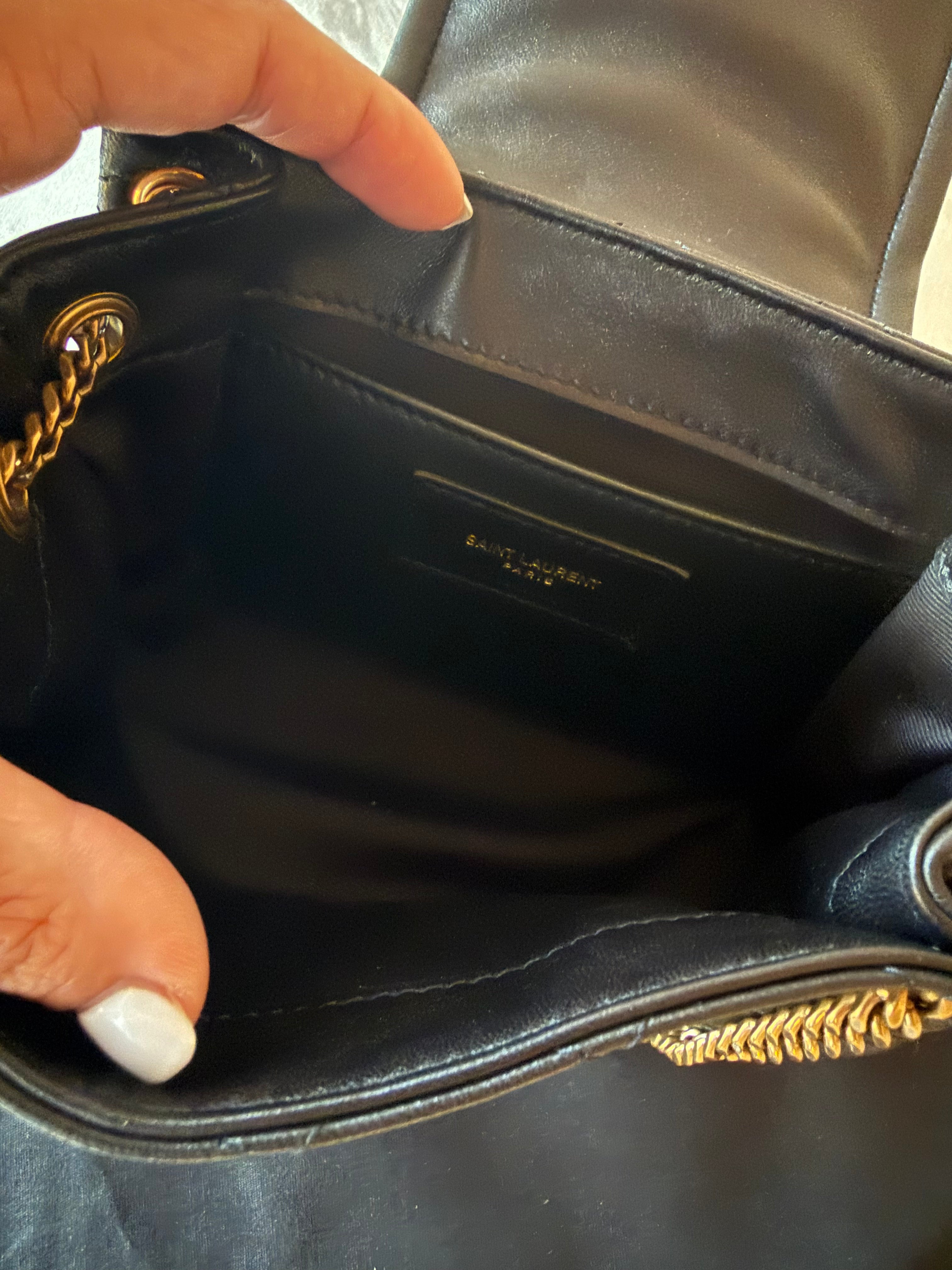 SAINT LAURENT MINI NOLITA IN LAMBSKIN