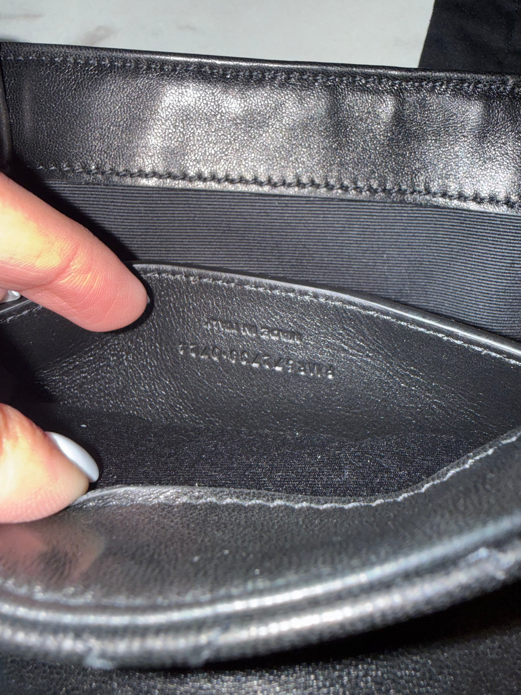 SAINT LAURENT MINI NOLITA IN LAMBSKIN