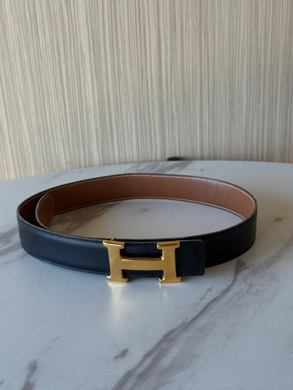 Hermes H Reversible Belt