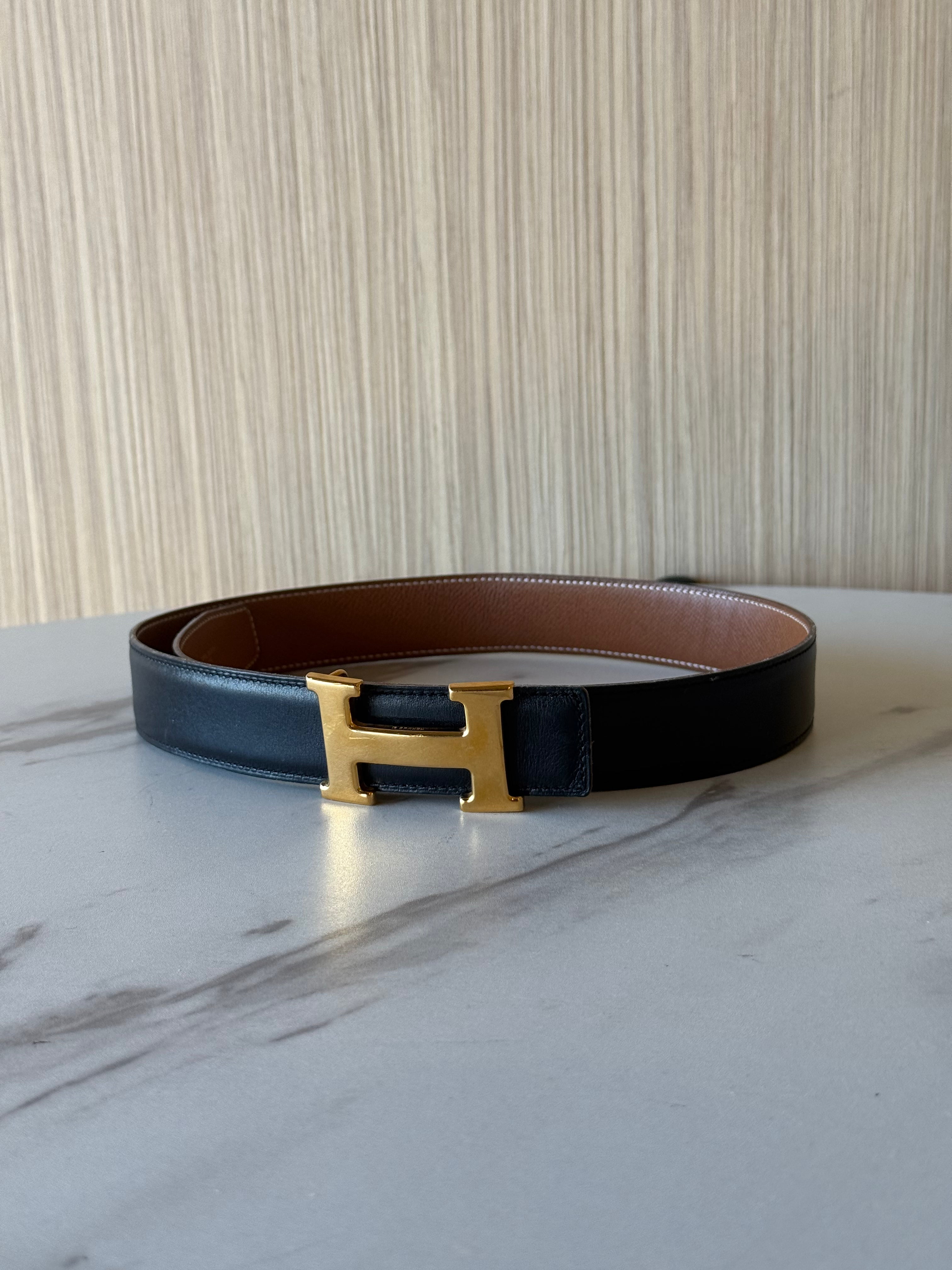 Hermes H Reversible Belt
