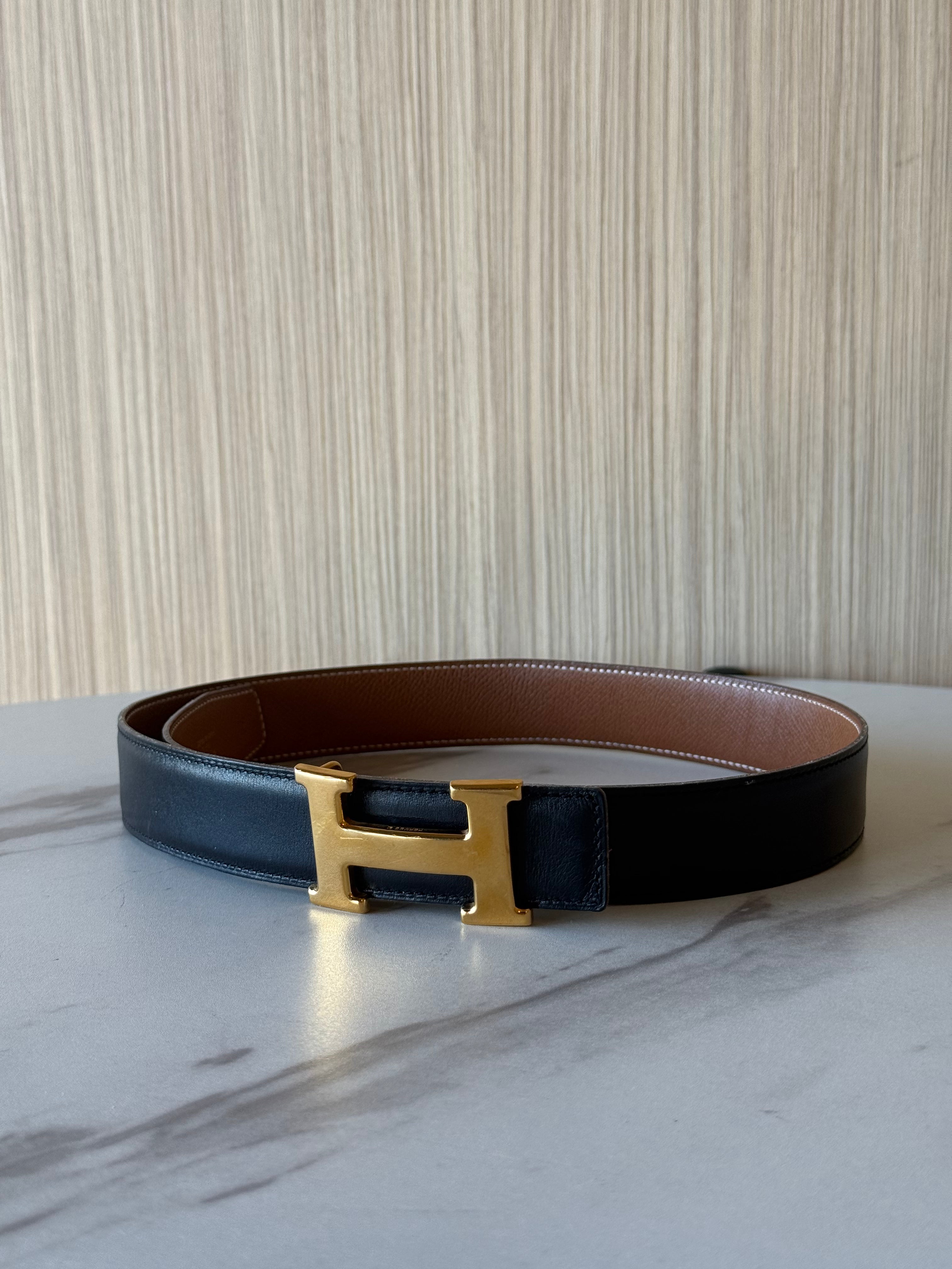 Hermes H Reversible Belt