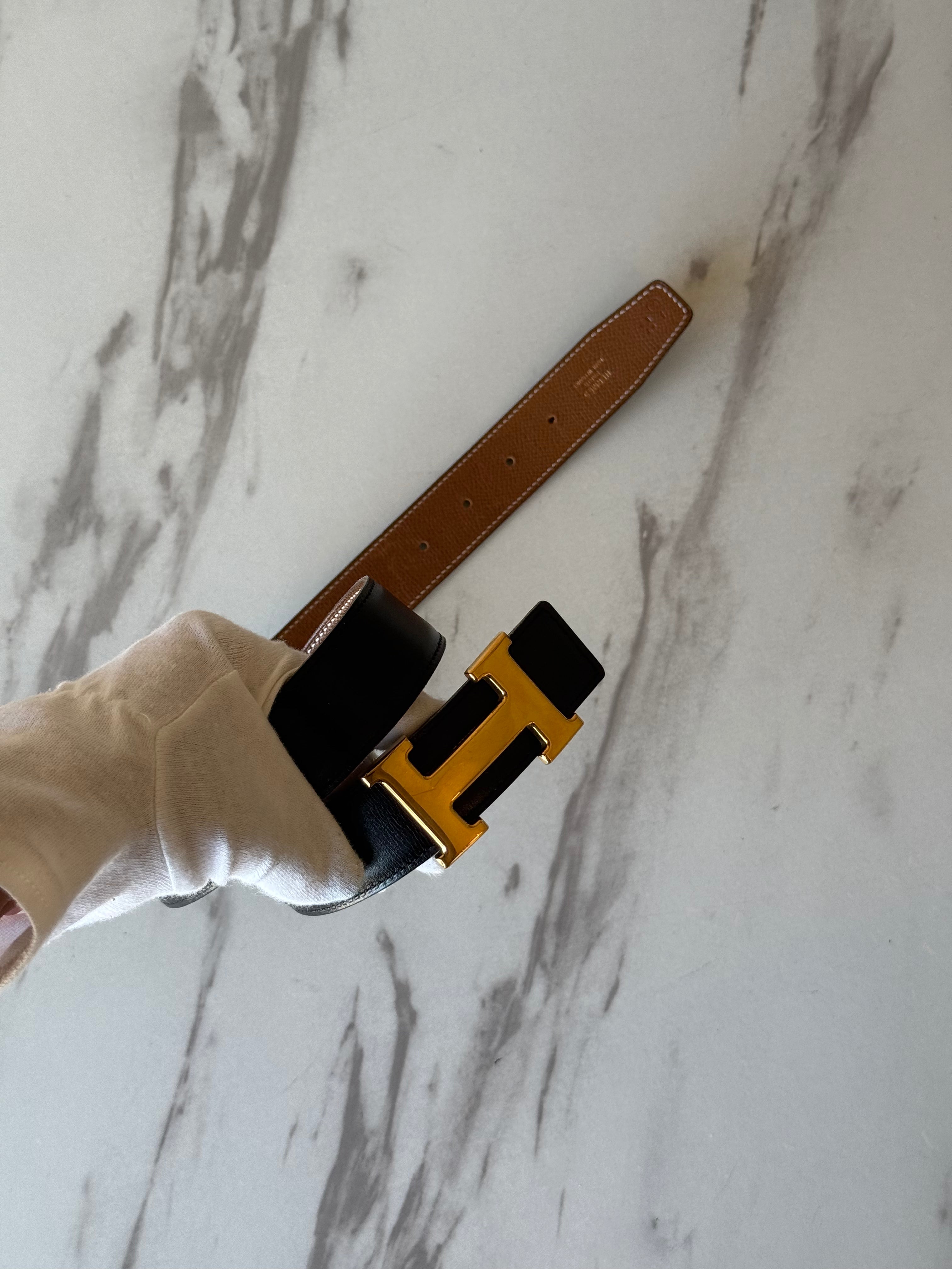 Hermes H Reversible Belt