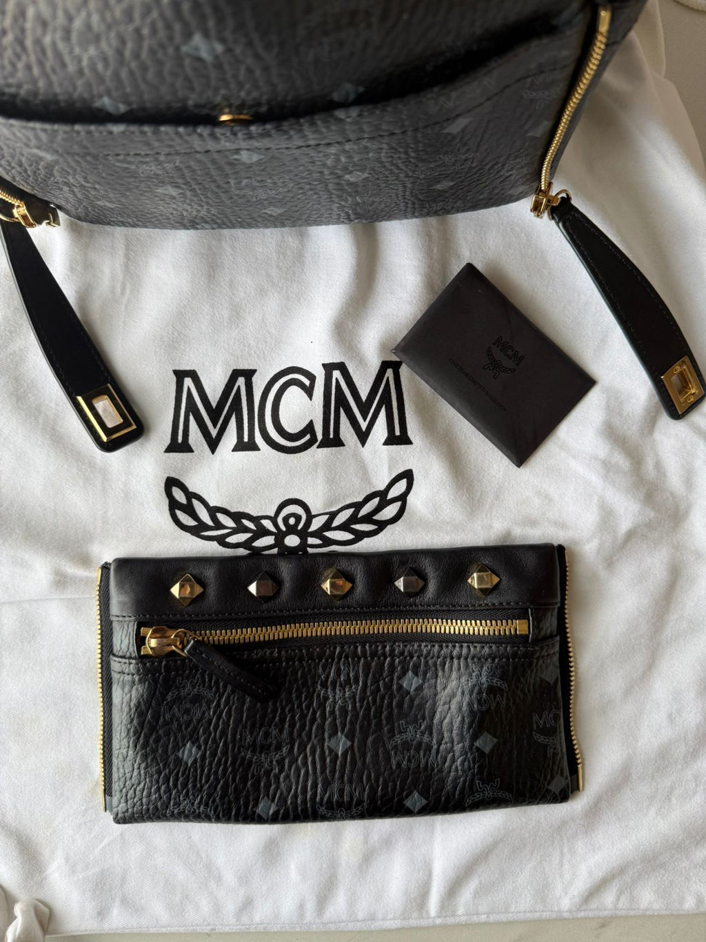 MCM STARK Backpack with Studs