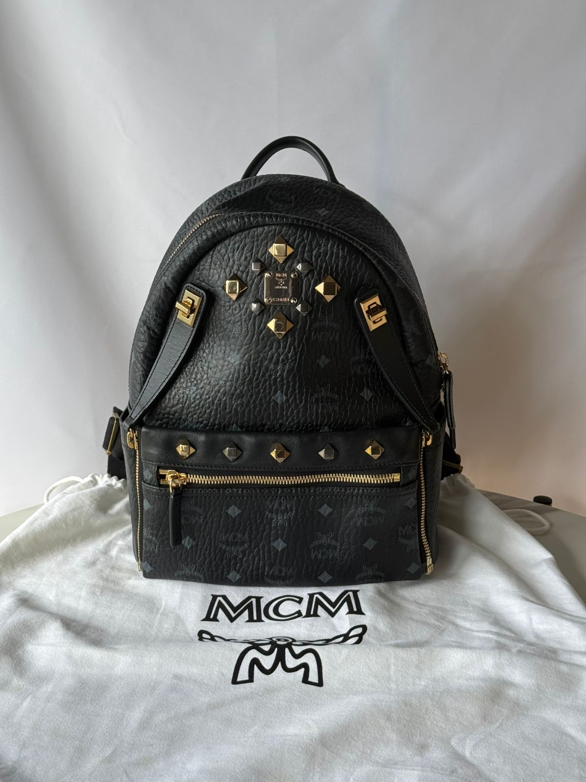 MCM STARK Backpack with Studs