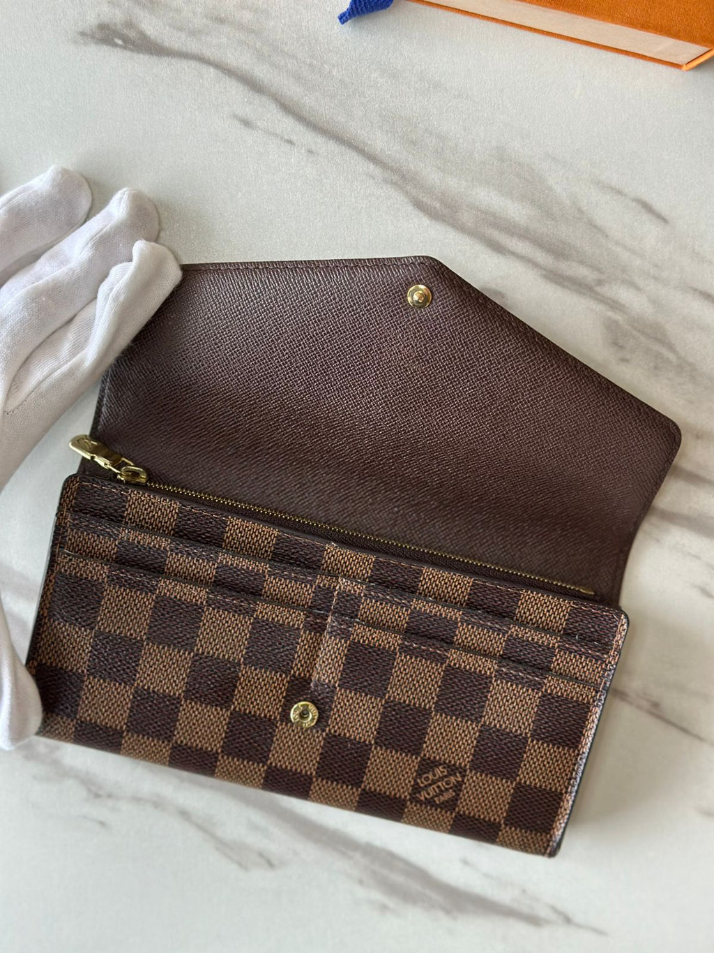 Louis Vuitton Damier, Sarah Wallet