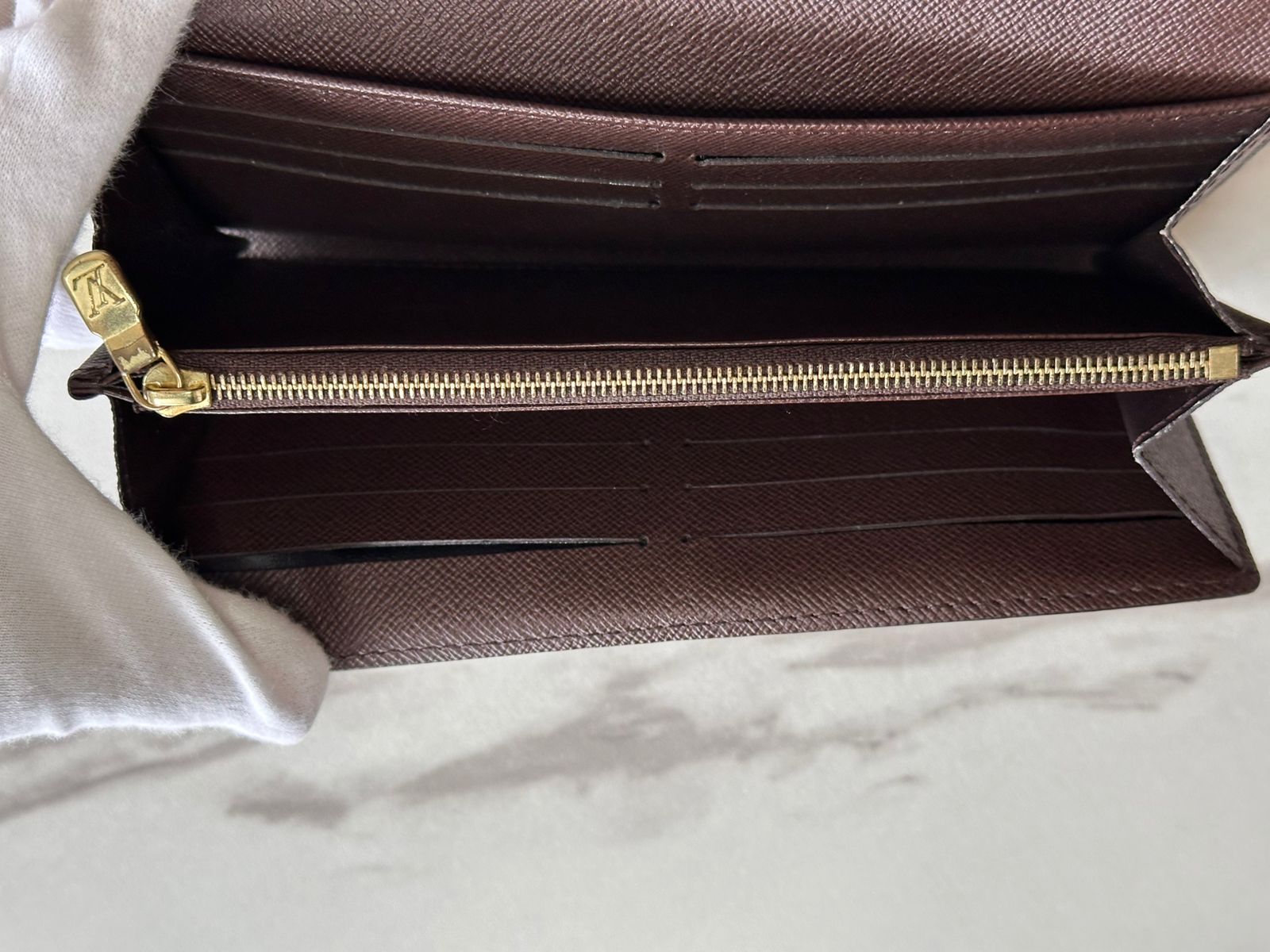Louis Vuitton Damier, Sarah Wallet