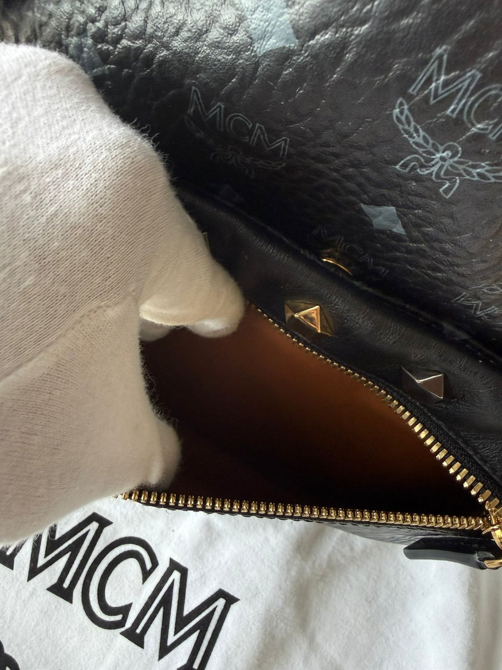 MCM STARK Backpack with Studs