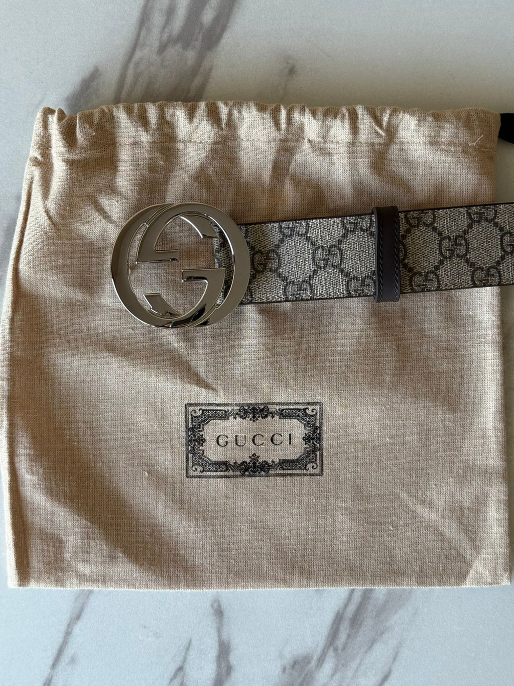 Gucci Belt with Interlocking G buckle